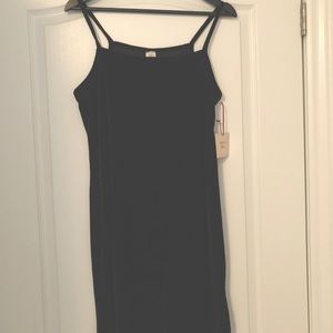 Autres Filles black velvet dress